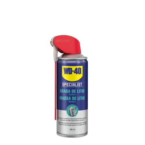 WD-40 Specialist Grasa de Litio Blanca 400ml Doble Acción